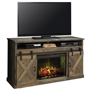 66" Fireplace Console